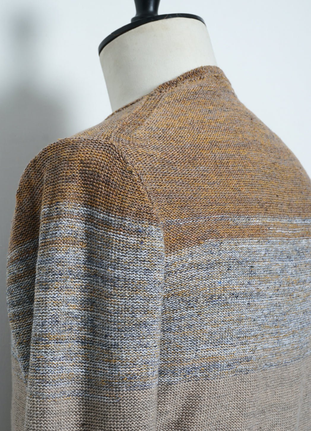 INIS MEÁIN - OMBRÉ TUNIC | Linen Landscape Tunic | Beach/Stone - HANSEN Garments