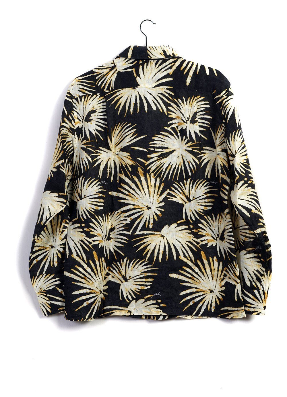 PALM ALOHA | Long Sleeve Shirt | Yellow Black | 280€ -PAIKAJI- HANSEN Garments