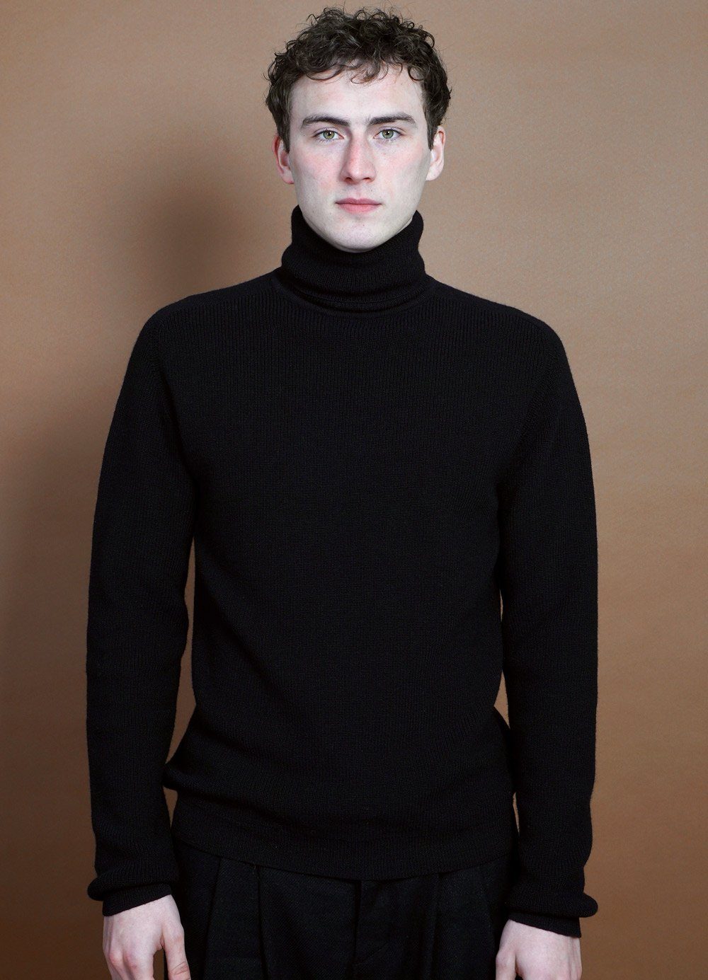 HANSEN Garments - PATRICK | Knitted Turtleneck Sweater | Black - HANSEN Garments
