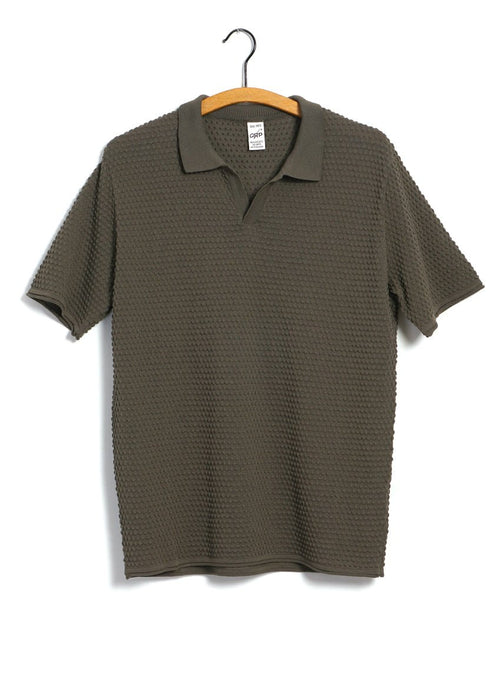 POLO | Short Sleeve Spot Knit Shirt | Green