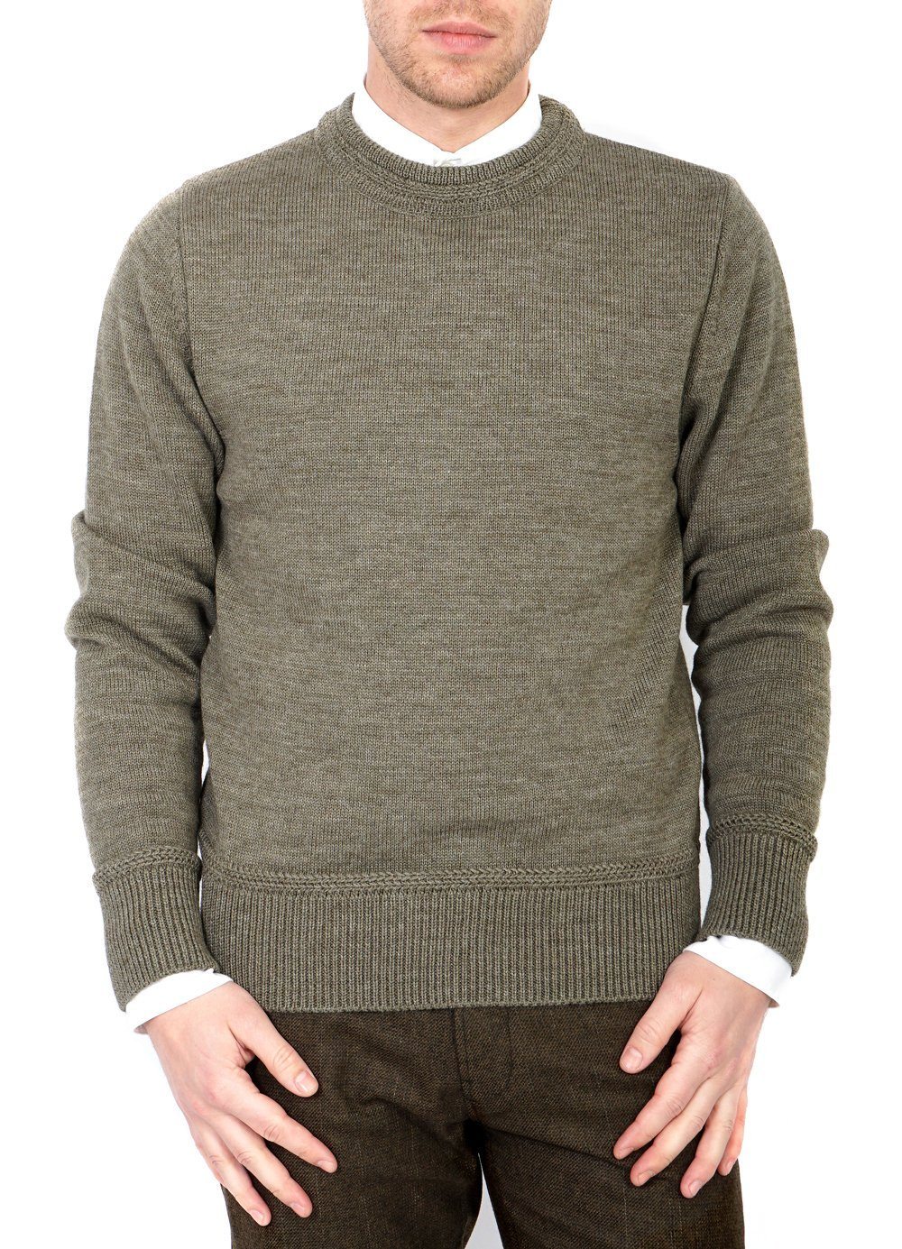 RAGNAR | Knitted Wool Sweater | Hunter | €270 -HANSEN Garments- HANSEN Garments