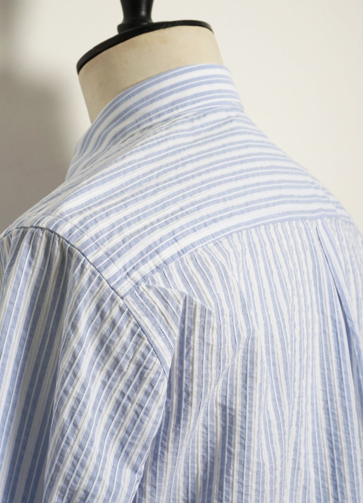 HANSEN GARMENTS - RAYMOND | Relaxed Classic Shirt | Big Blue Stripes - HANSEN Garments