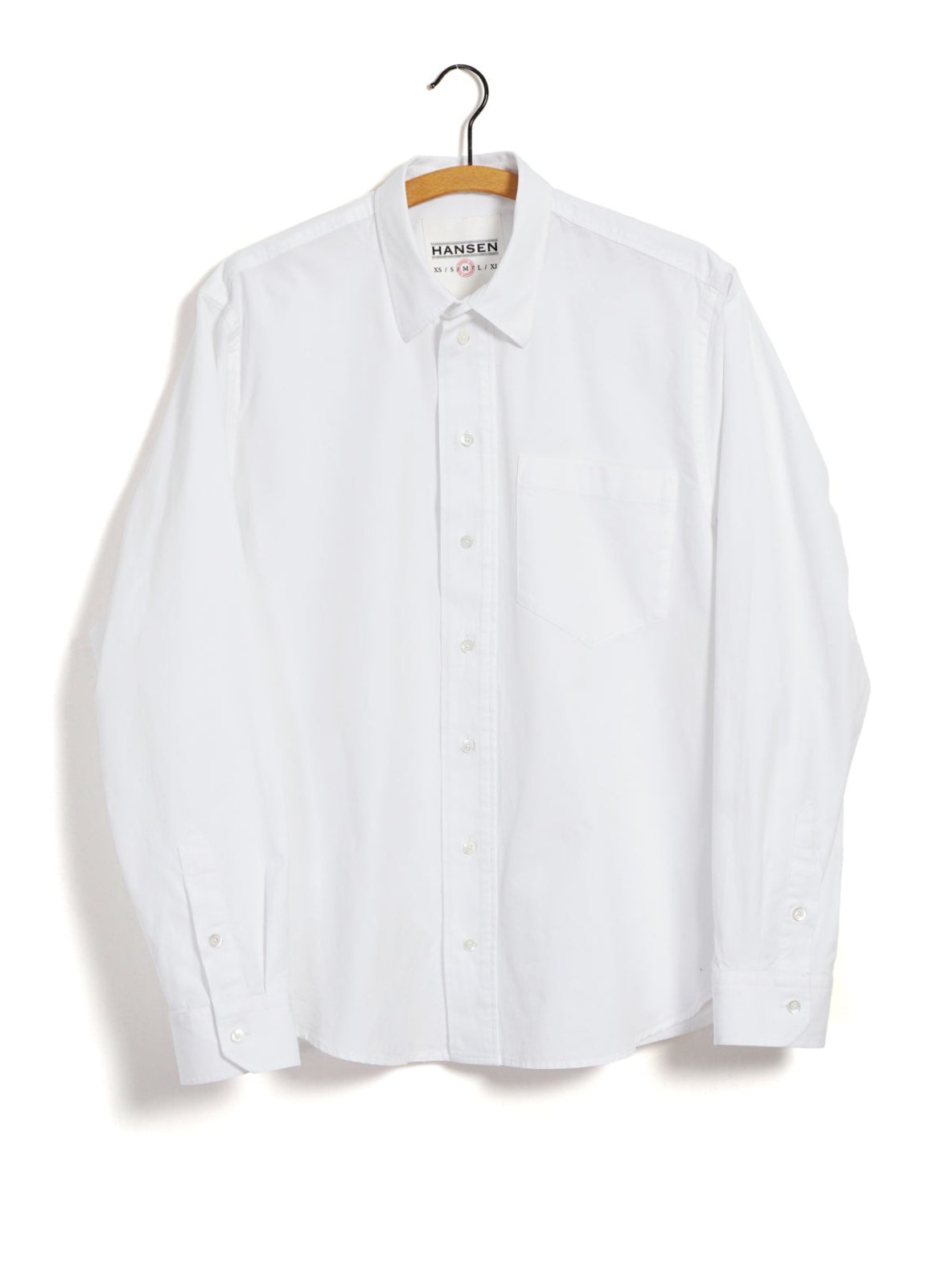 HANSEN GARMENTS - RAYMOND | Relaxed Classic Shirt | White - HANSEN Garments