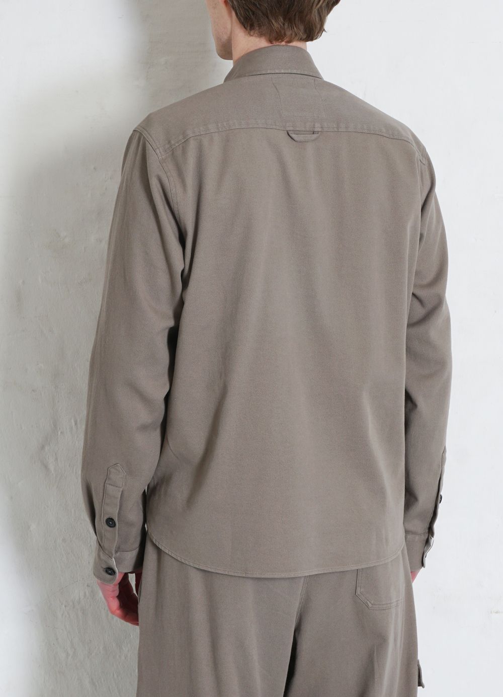 HANSEN Garments - ROBERT | Casual Pull-on Shirt | Light Grey - HANSEN Garments