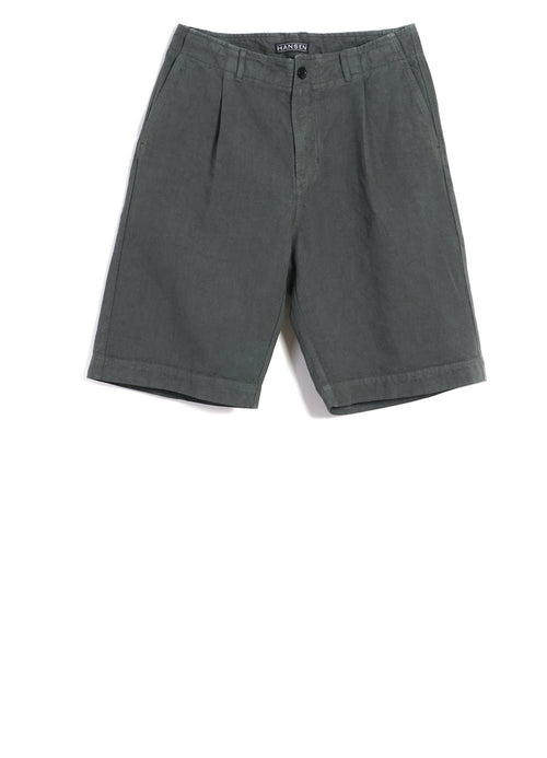ROBIN | Super Wide Pleated Shorts | Oxidized
