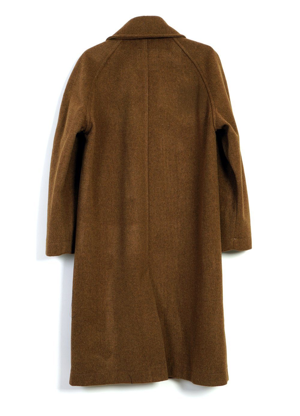HANSEN Garments - SIGURD | Long Wool Felt Coat | Cognac - HANSEN Garments