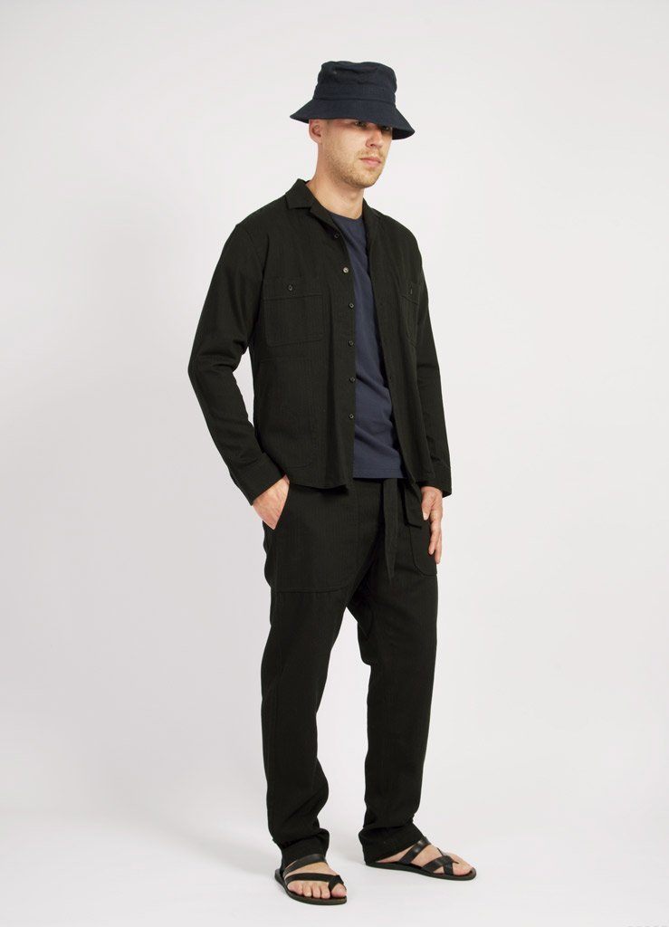 STEFAN | Over Shirt | Black | €200 -HANSEN Garments- HANSEN Garments