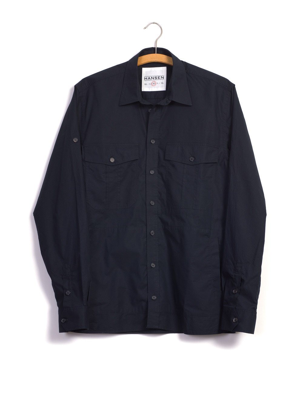 STEVEN | Lightweight Ranger Shirt | Navyblack | €230 -HANSEN Garments- HANSEN Garments