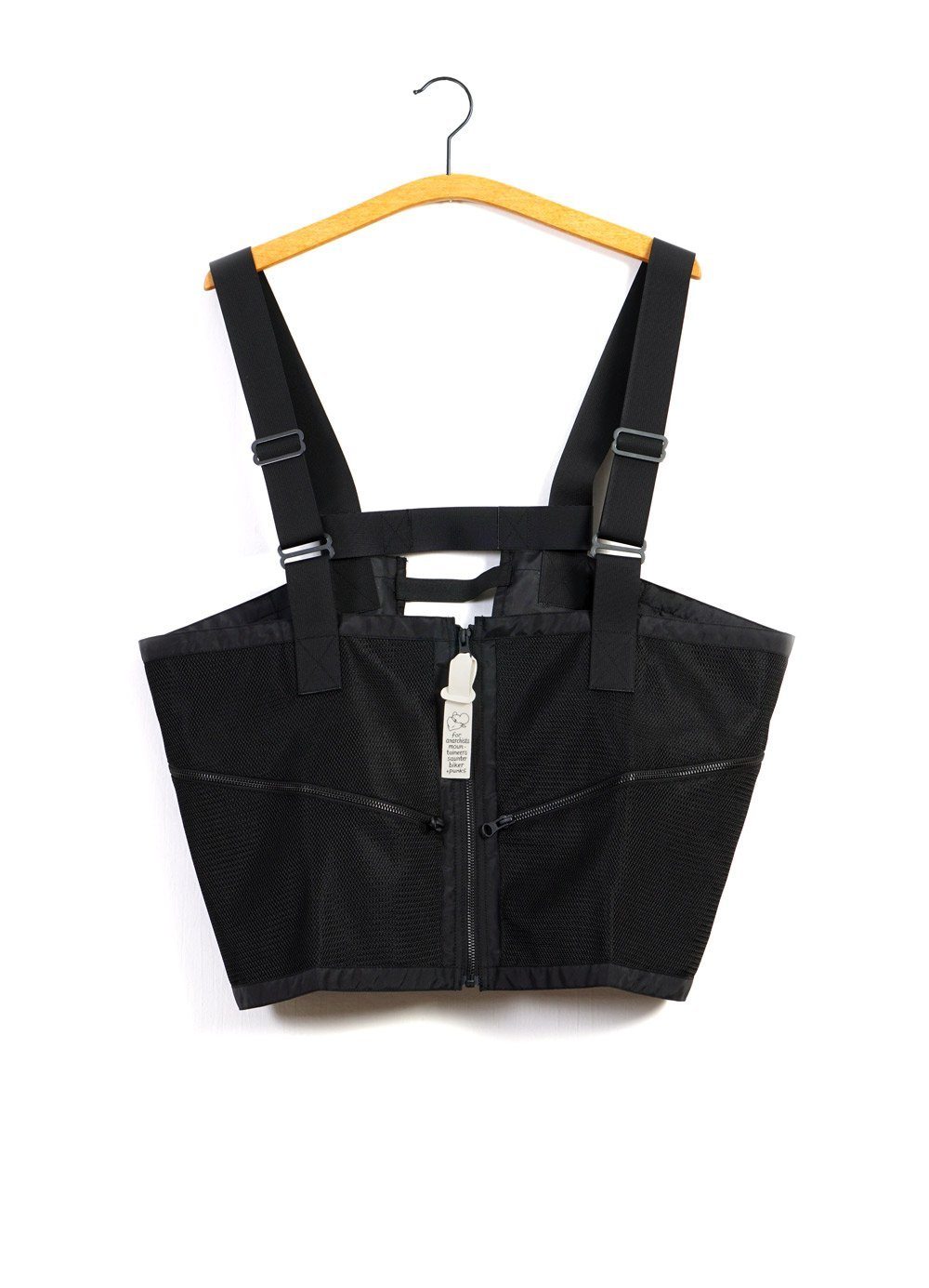 SURVIVAL VEST | Zipper Pockets Layer Vest | Black | €225 -MOUNTAIN RESEARCH- HANSEN Garments