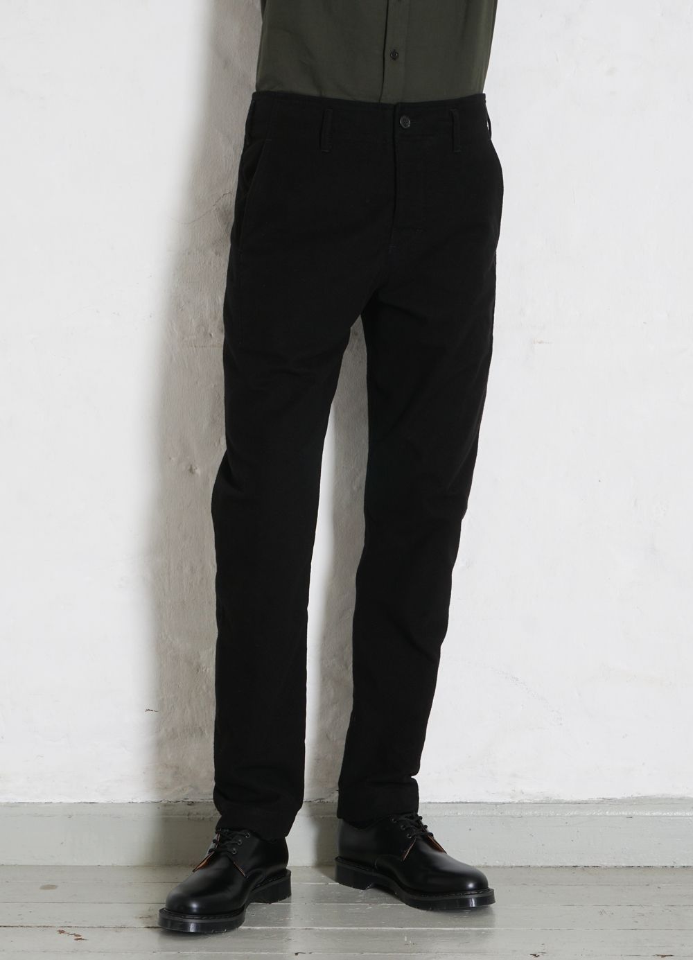 HANSEN GARMENTS - SVENNING | Slim Fit Trousers | Black - HANSEN Garments