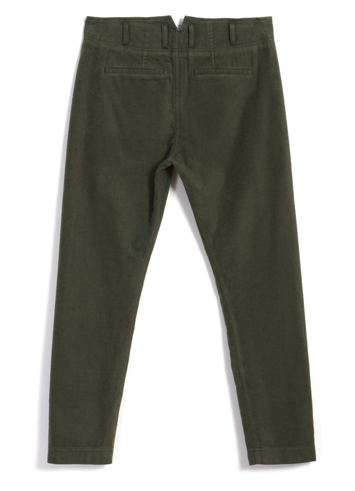 HANSEN GARMENTS - SVENNING | Slim Fit Trousers | Dark Green - HANSEN Garments