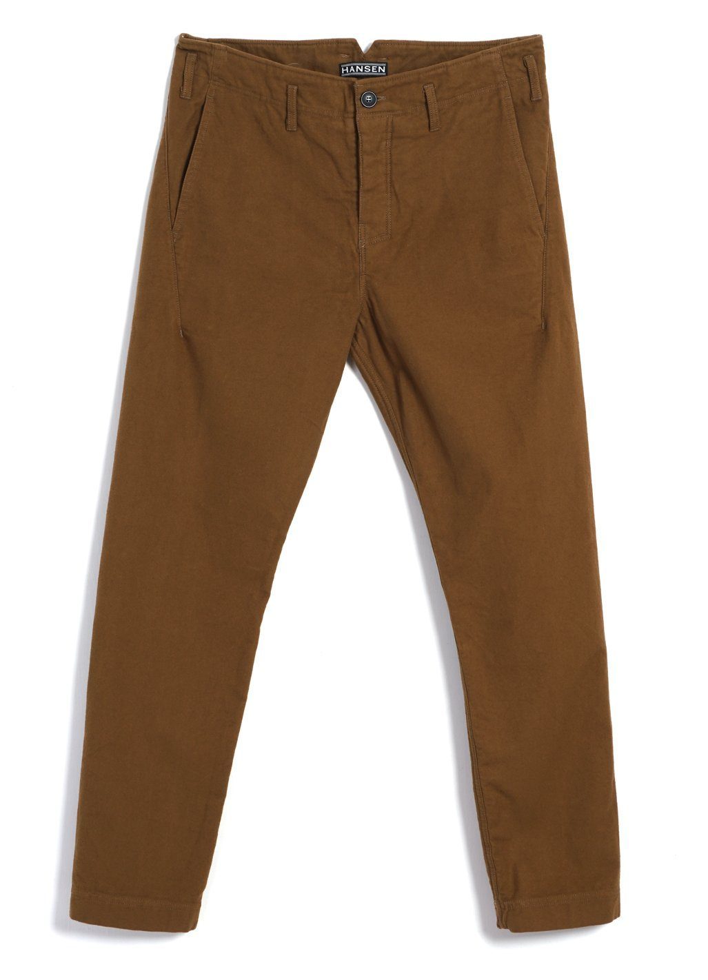 HANSEN GARMENTS - SVENNING | Slim Fit Trousers | Turmeric - HANSEN Garments
