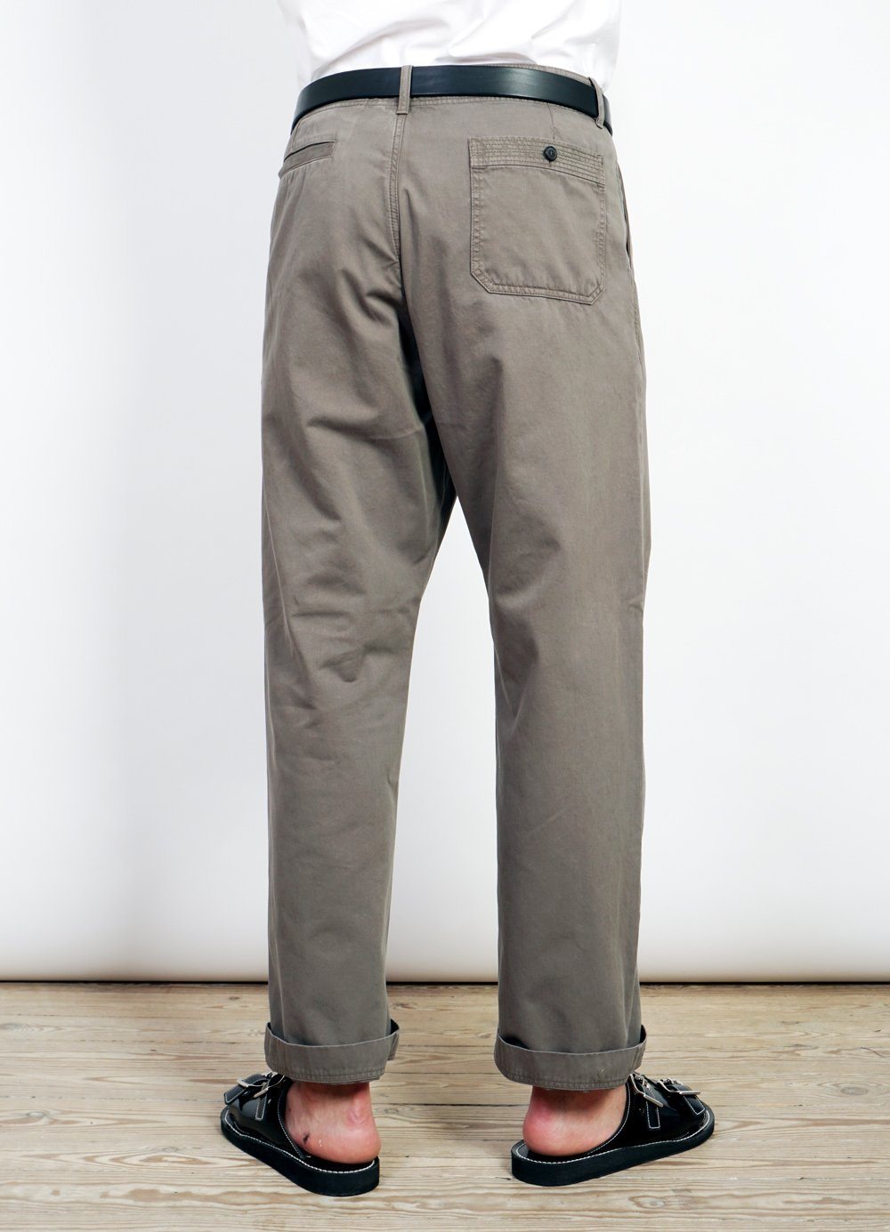 TERRY | Casual Dyed Trousers| Sage -HANSEN Garments- HANSEN Garments
