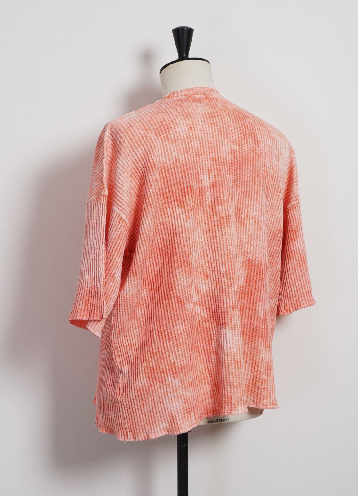 MONITALY - TIE DYE T-SHIRT | Enzyme & Silicon Washed Thermal Crewneck | Pink - HANSEN Garments