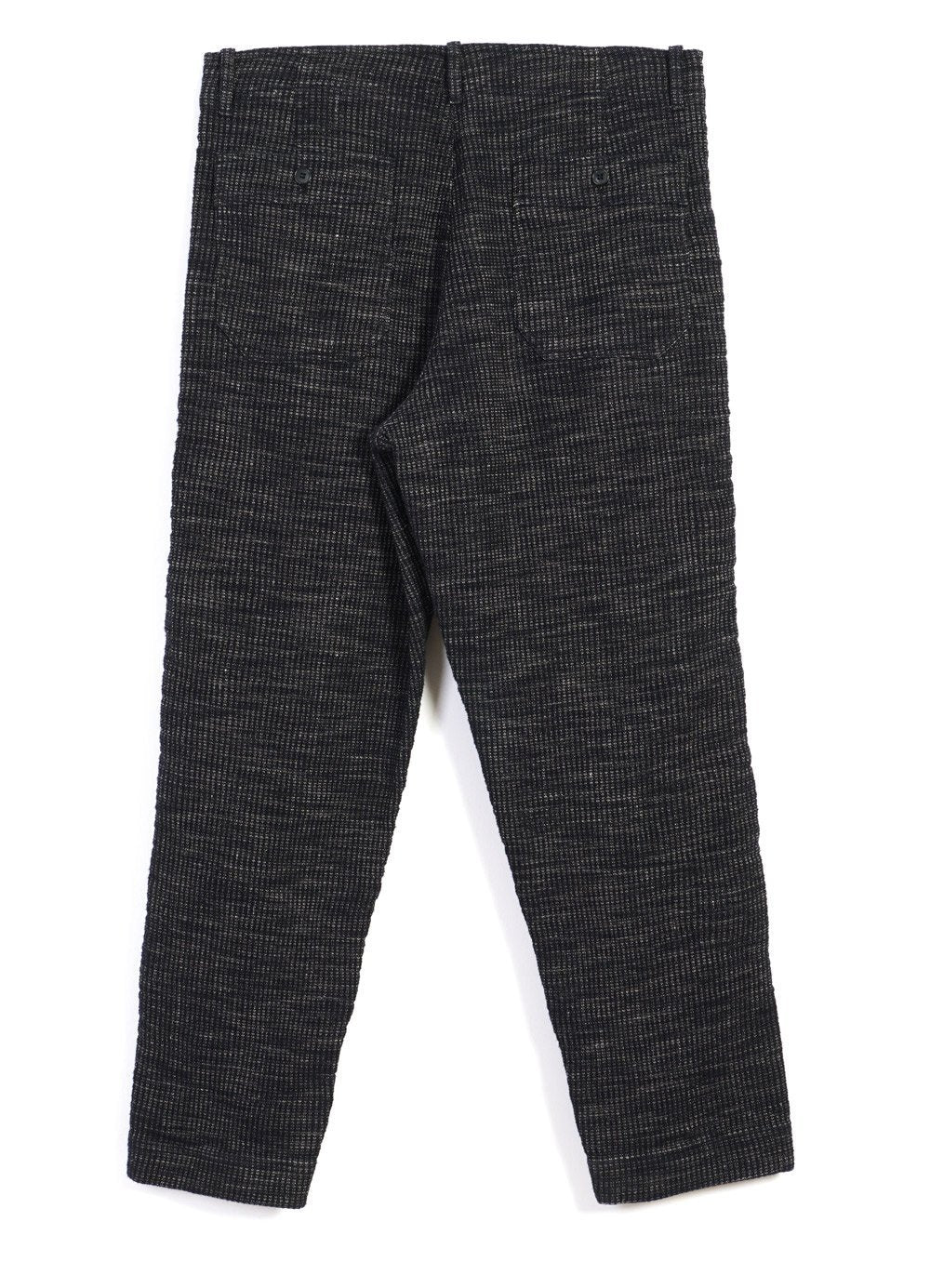 HANSEN GARMENTS - TRYGVE | Wide Cut Cropped Trousers | Black Hemp - HANSEN Garments