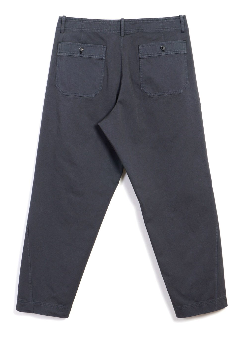 HANSEN GARMENTS - TRYGVE | Wide Cut Cropped Trousers | Grey - HANSEN Garments