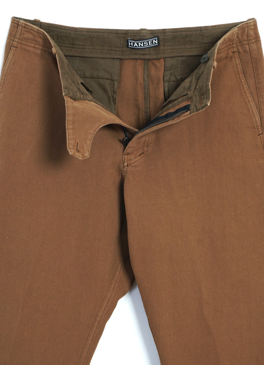 HANSEN GARMENTS - TRYGVE | Wide Cut Cropped Trousers | Terra - HANSEN Garments