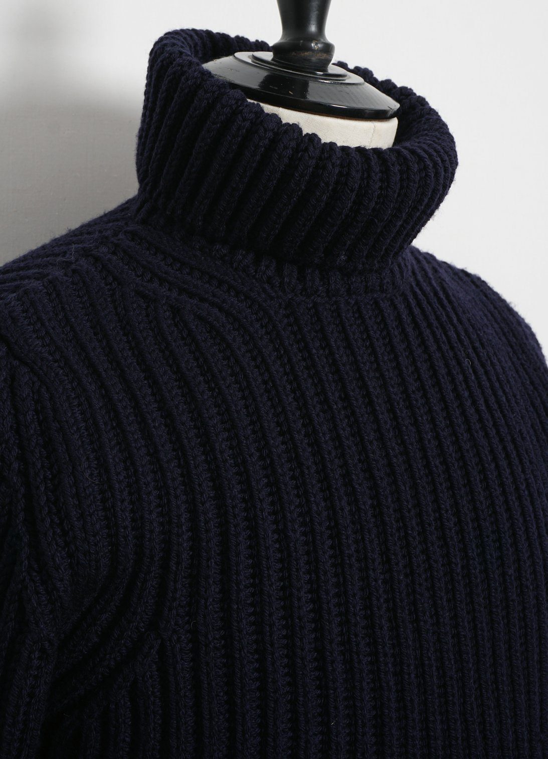 G.R.P - TURTLENECK | Heavy Knit | Blue - HANSEN Garments