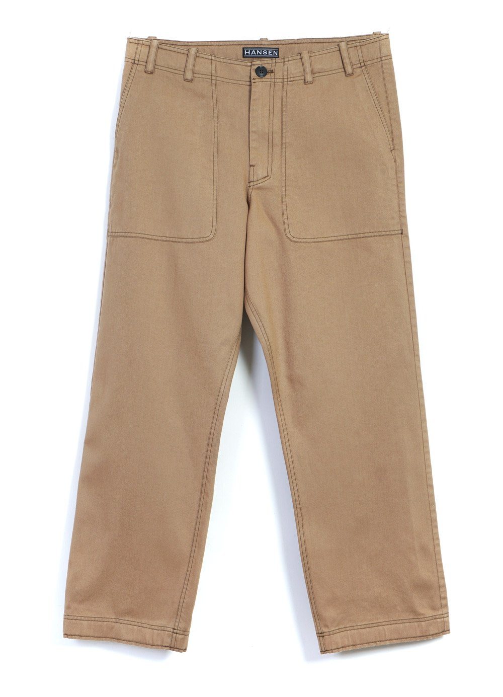 HANSEN GARMENTS - VILLE | Loose Fit Trousers | Cardboard - HANSEN Garments