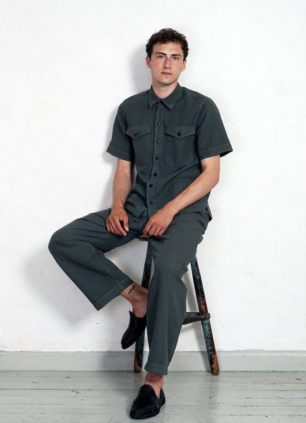 HANSEN GARMENTS - VILLY | Short Sleeve Shirt | Oxidized - HANSEN Garments