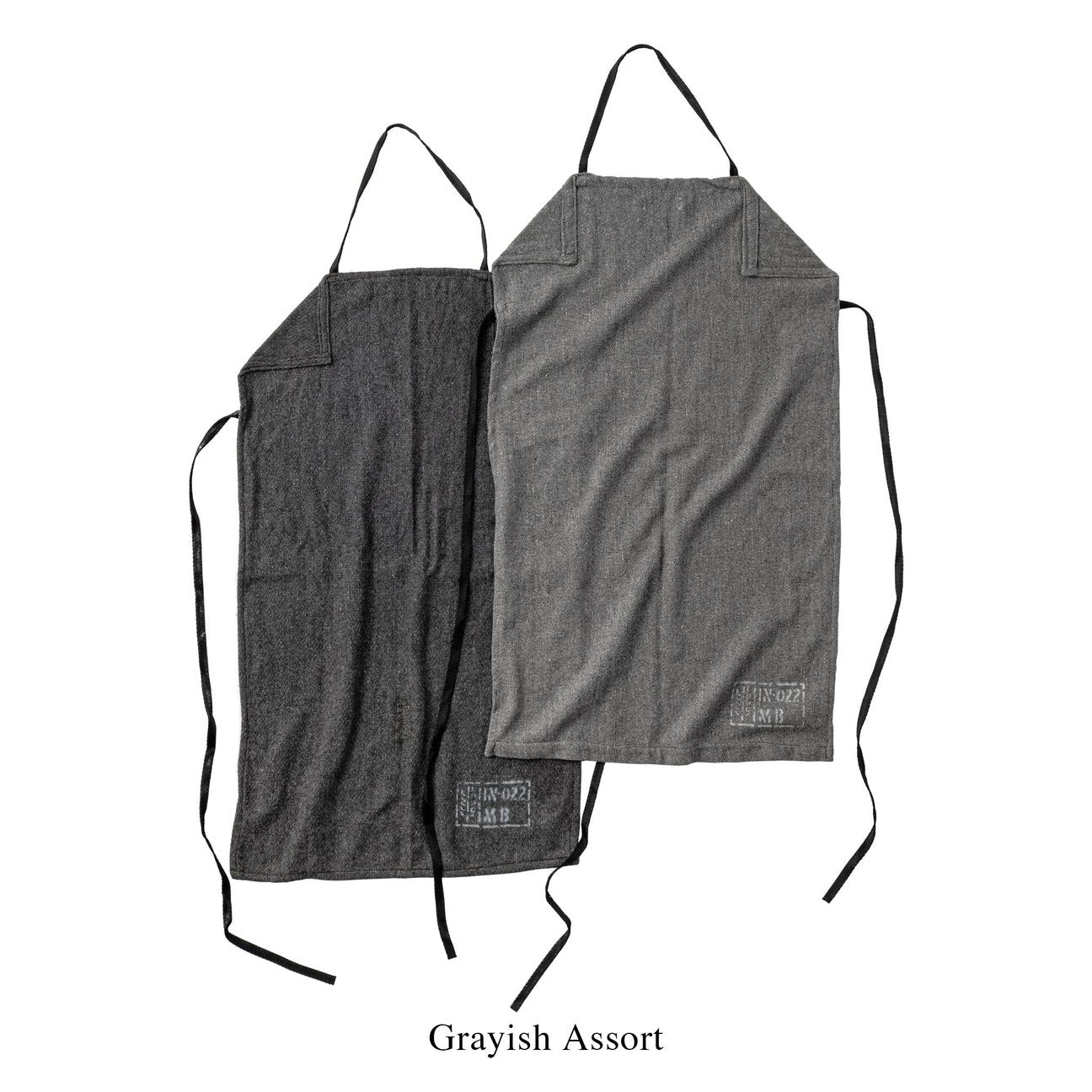 PUEBCO - VINTAGE WOOL TROUSERS APRON | GRAYISH ASSORTED - HANSEN Garments