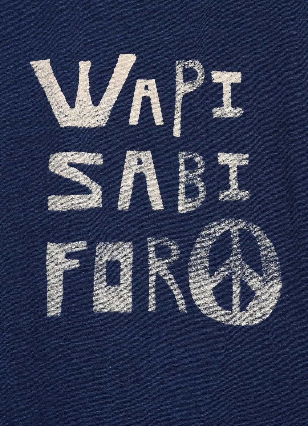 WAPI SABI FOR PEACE | Crew Neck T | Indigo | €170 -Kapital- HANSEN Garments