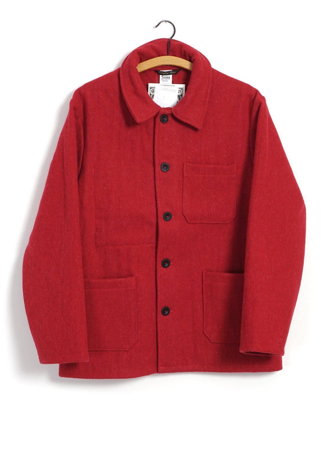 LE LABOUREUR - WORK JACKET | Wool | Red - HANSEN Garments